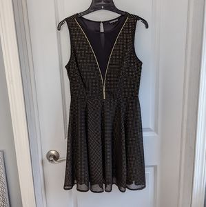 Express Mesh Plunge Dress